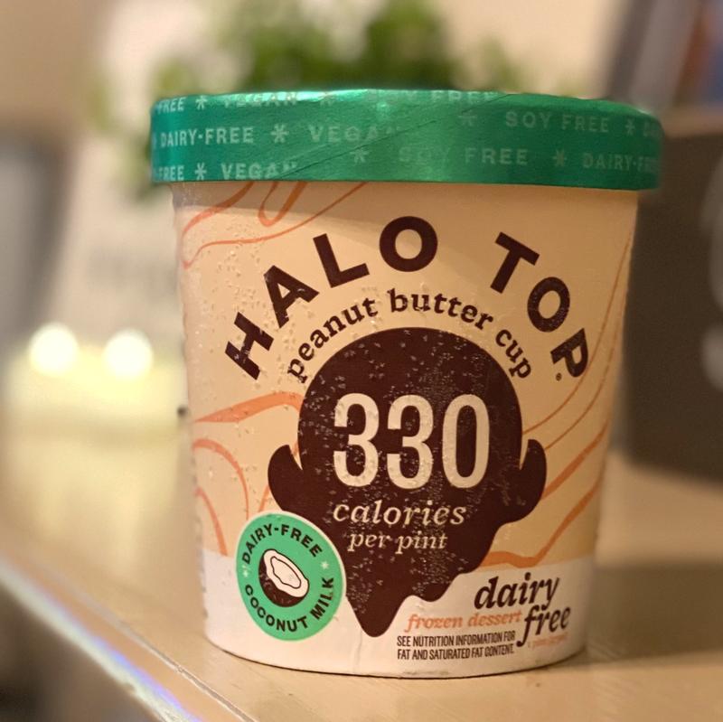 Halo Top Dairy-free Soy-free Vegan Peanut Butter Cup Frozen Dessert 1 Pt - Kroger