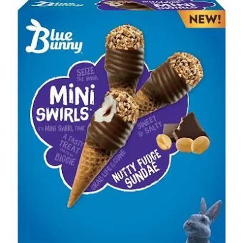 Lody Mini Swirls® Orzechowe Krówki - NiebieskieLody Mini Swirls® Orzechowe Krówki - Niebieskie  