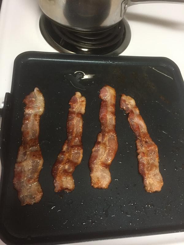 Perfect, evenly cooked bacon!
