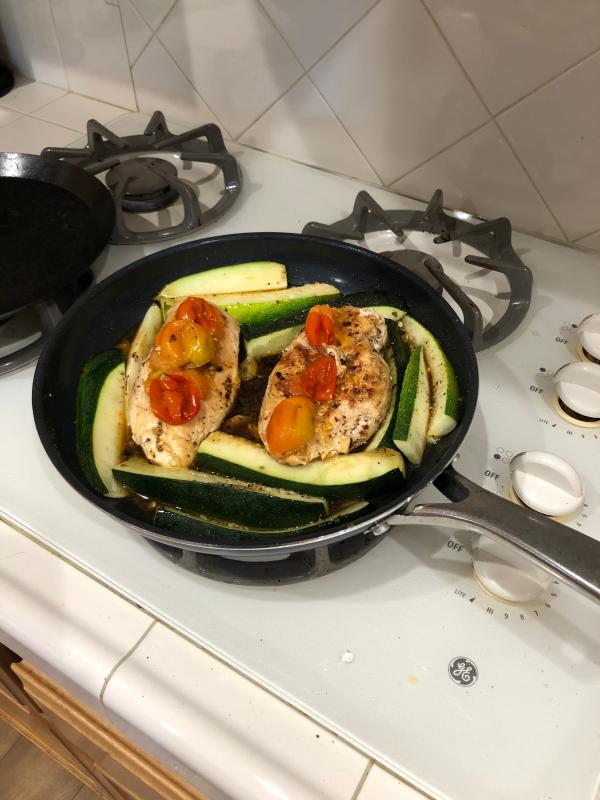 Cooked my chicken and veggies beautifully