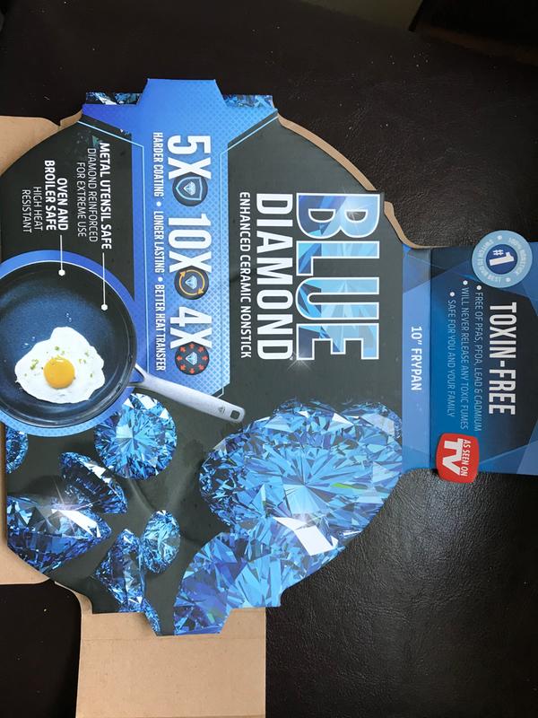 Blue Diamond Red 12 Frypan
