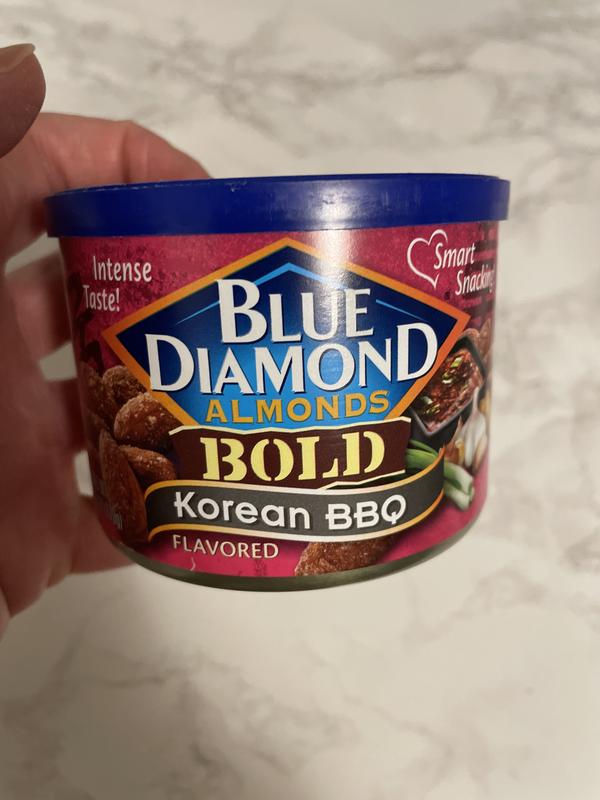 Blue Diamond Almonds, Korean BBQ Flavored, Bold 6 Oz, Nuts, Seeds & Mixes