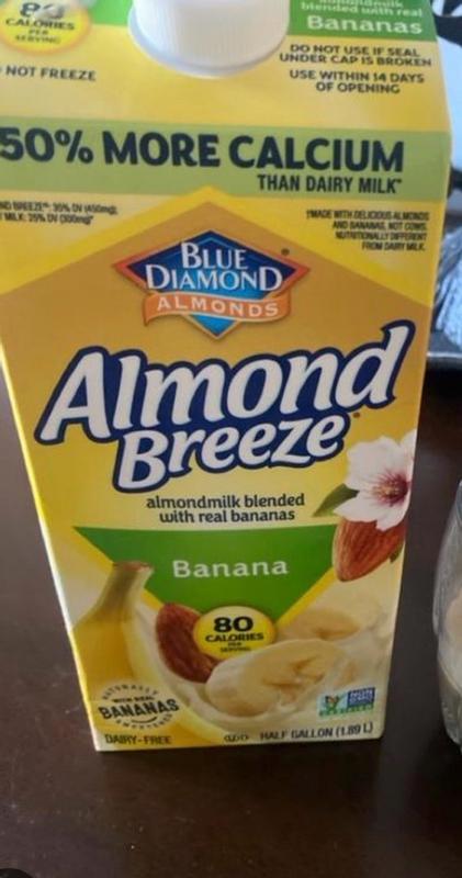 Almond Breeze Almondmilk Blended with Real Bananas | Blue Diamond