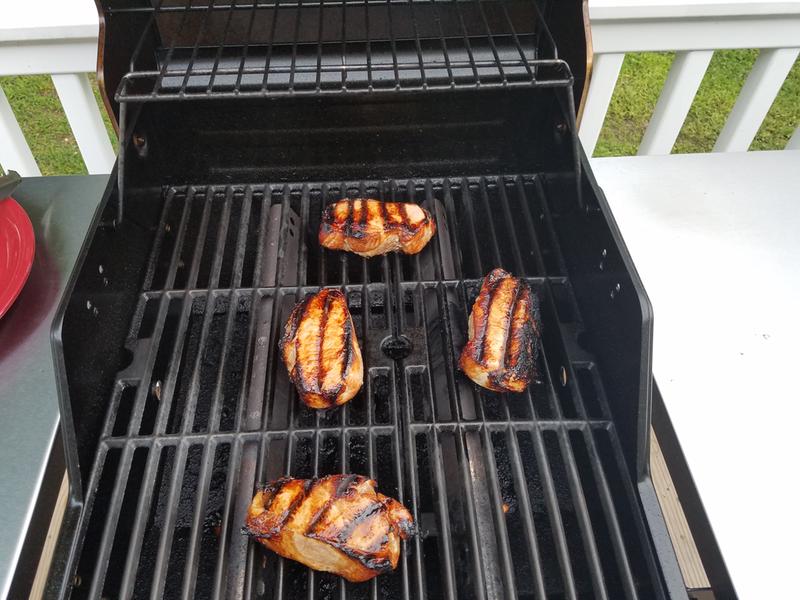 Perfect Porkchops thanks to Blue Rhino