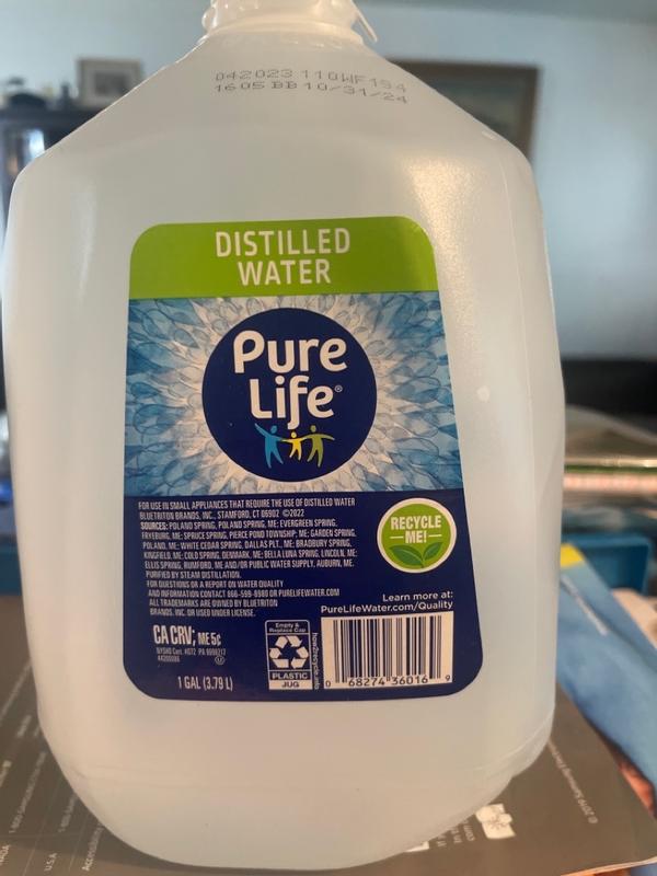 Pure Life Distilled Water 2.5 Gallon