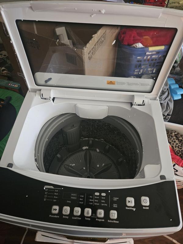 Huge drum for a portable washer