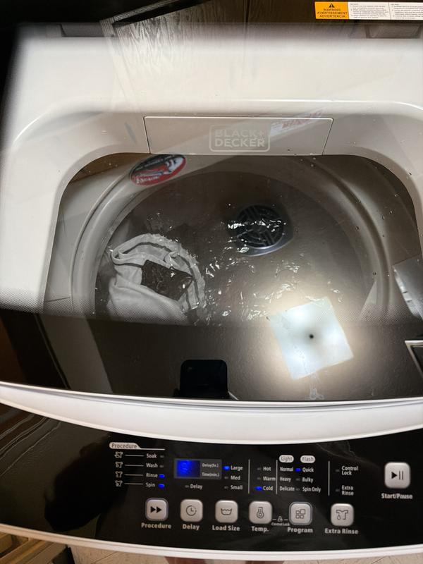 New washer in action