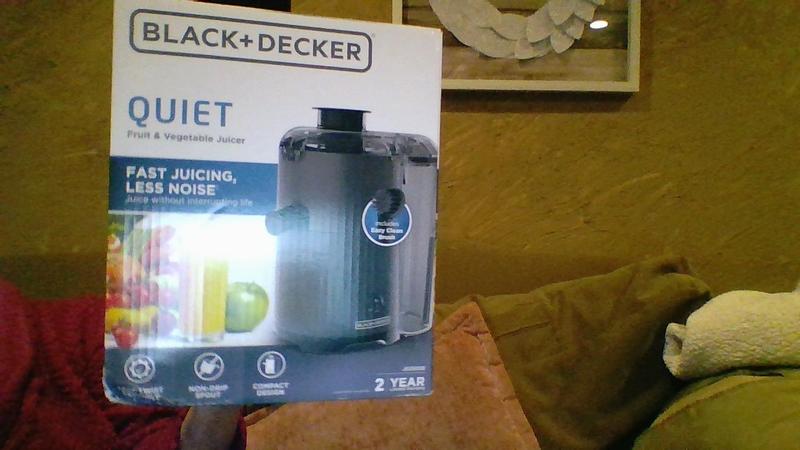 Black+decker Quiet Fruit & Vegetable Juicer, JE2500B