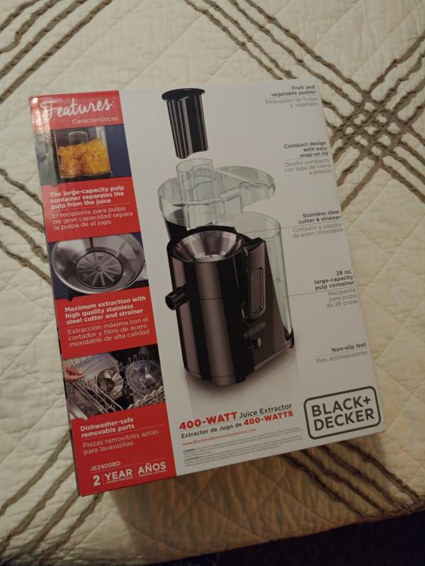 Reviews for BLACK+DECKER 28 oz. Black Juicer Extractor | Pg 1