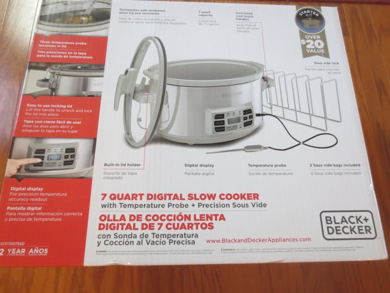 Black & Decker Precision Sous Vide Digital Slow Cooker - 1