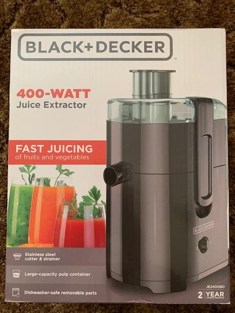BLACK+DECKER 28 oz. Black Juicer Extractor 985119589M - The Home Depot