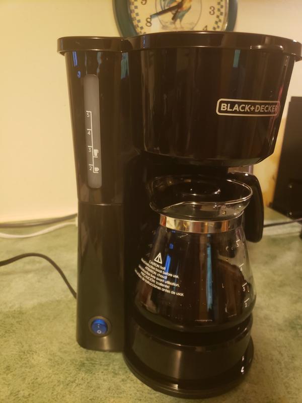 BLACK+DECKER CM0755S, 5-Cup, Silver 220v