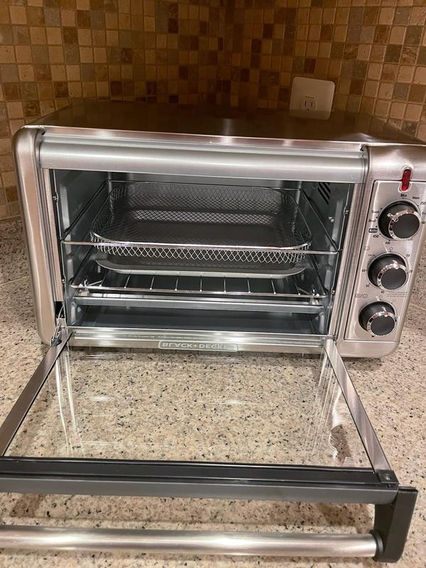 BLACK+DECKER Crisp 'N Bake Air Fry Toaster Oven TO3215SS