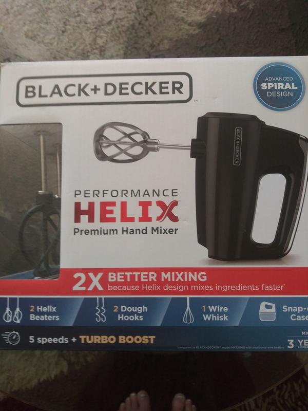 Buy the Black + Decker Performance Helix Premium Hand Mixer Sealed