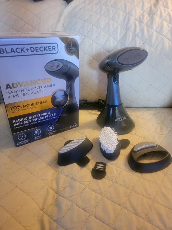 Black+Decker Advanced Handheld Steamer & Press Plate, Ho! Ho! Ho! Just in  Time for Christmas!!!