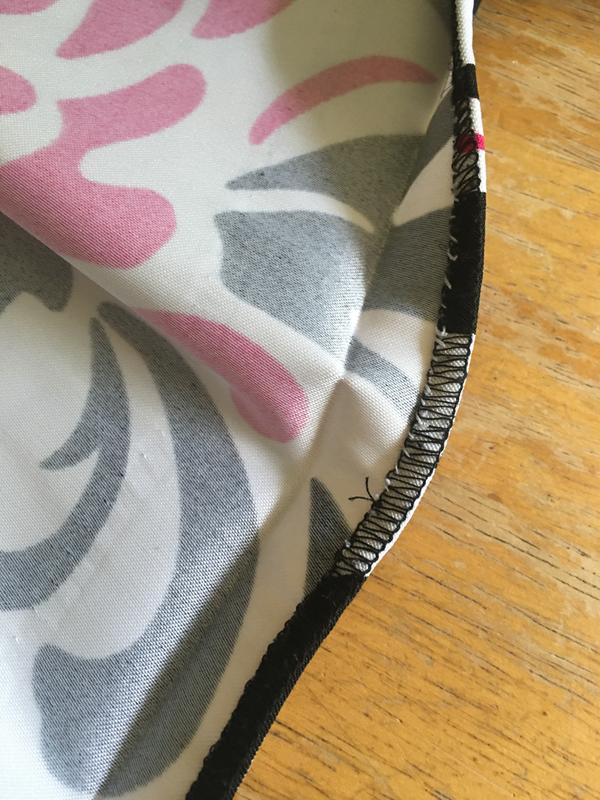 Hem line before the Vitessa Iron