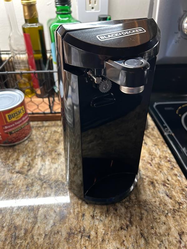 Easy Cut™ Extra Tall Electric Can Opener - Black – BLACK+DECKER