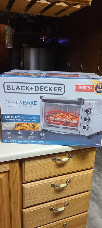 BLACK+DECKER Appliances - Friday is Fry Day! For deep fried taste without  the fat, crisp your favorites with the BLACK+DECKER® Crisp 'N Bake™ Air Fry  6-Slice Toaster Oven. Shop Now