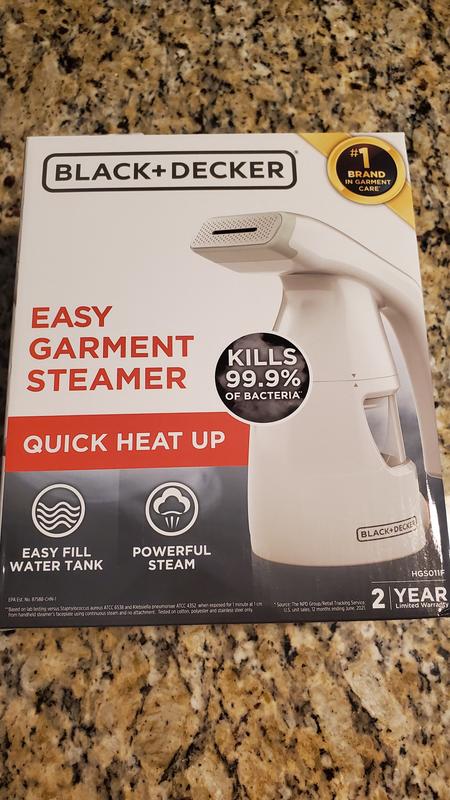 Black Decker Easy Garment Steamer Steamers Everyday Home