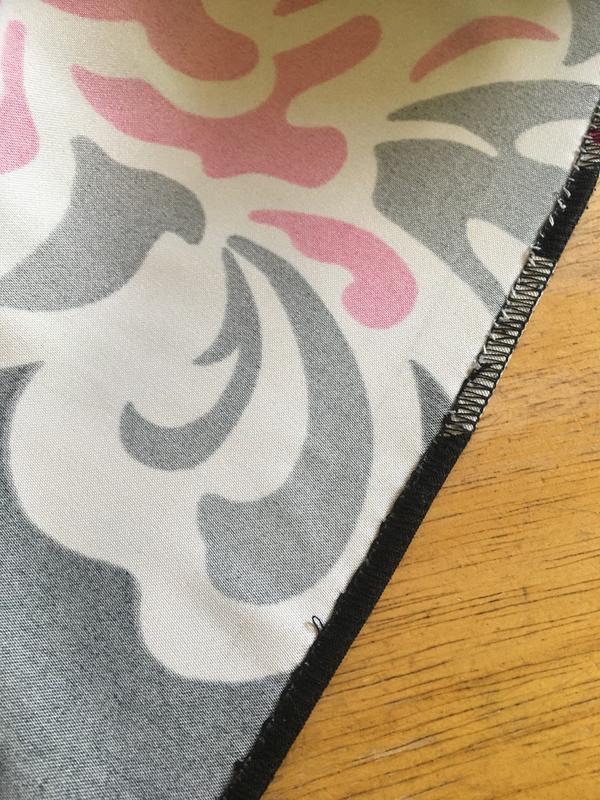 Hem line after the Vitessa steam Iron!