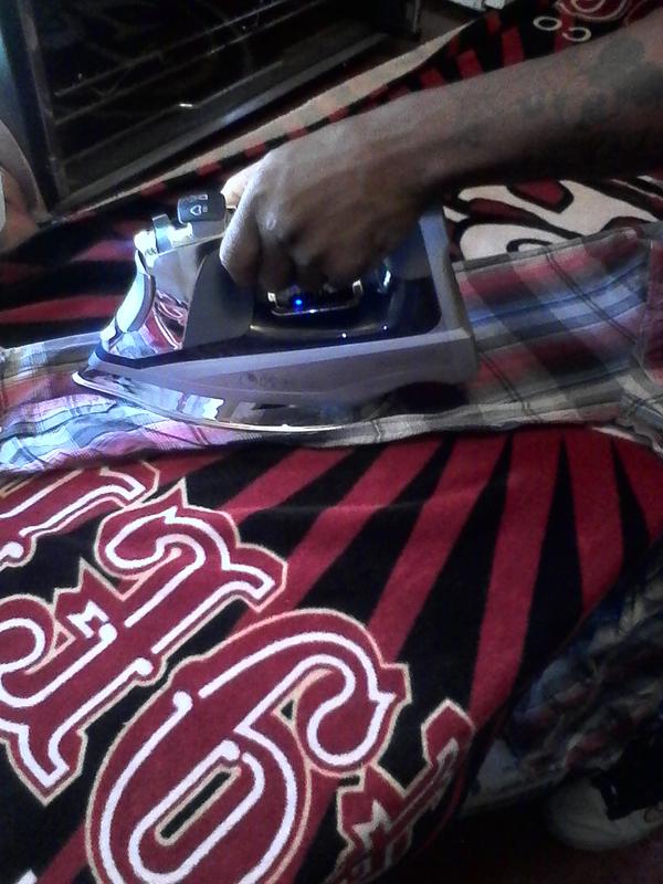 Using the Iron on this cotton shirt