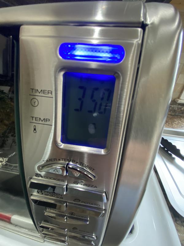 Small condensation spot on the display