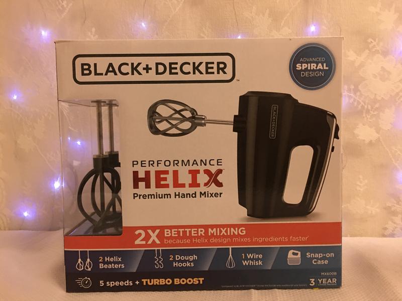 BLACK+DECKER MX610B Helix Performance Premium 5-Speed Hand Mixer