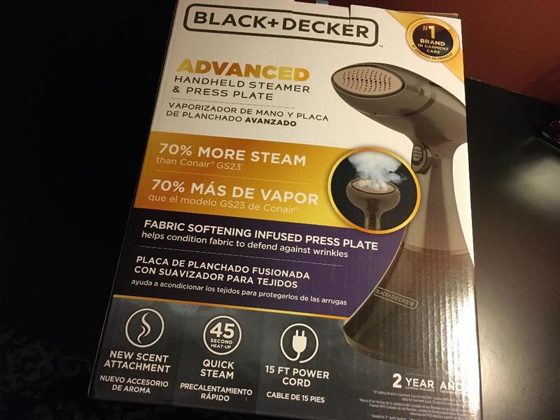 Black and Decker Advanced Handheld Steamer Review 