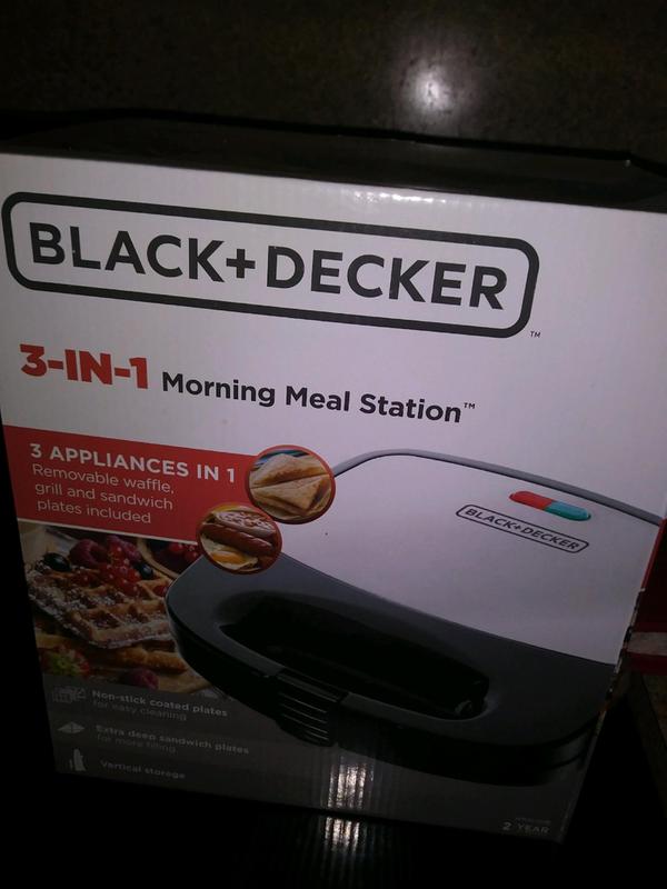 BLACK+DECKER 3-in-1 Morning Meal Station 