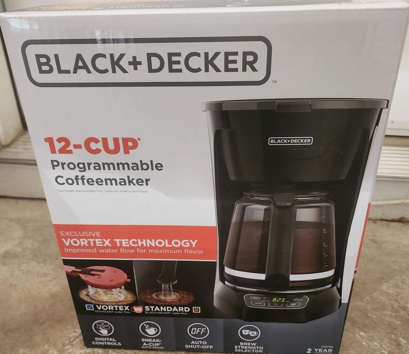 殿堂 Black  with Coffeemaker Programmable 12-Cup BCM1410B コーヒーメーカー Decker  コーヒーメーカー - www.oroagri.eu