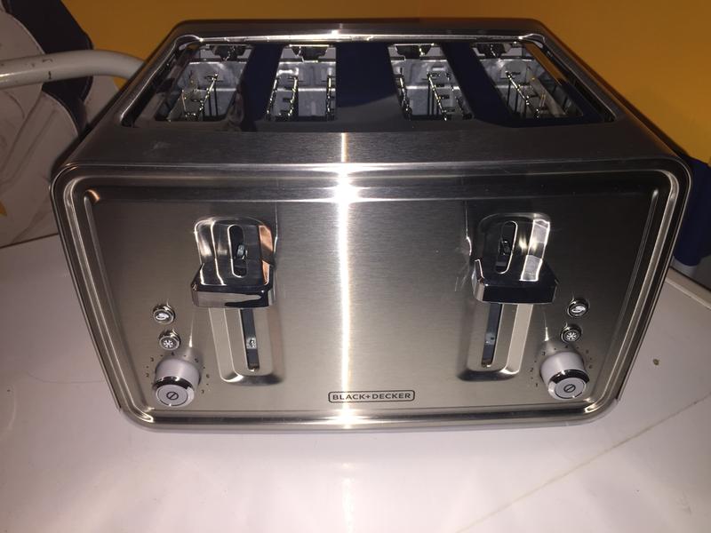 Front of the toaster