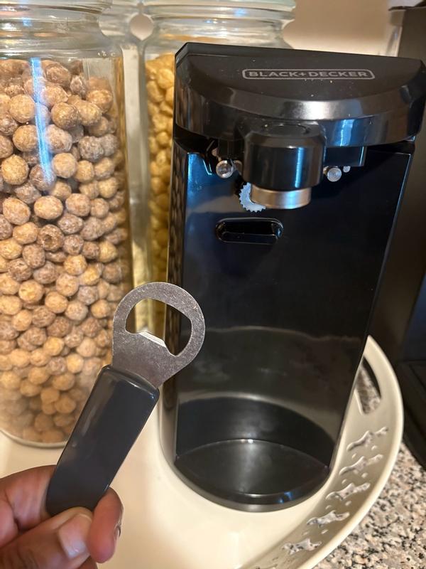 Easy Cut™ Extra Tall Electric Can Opener - Black – BLACK+DECKER