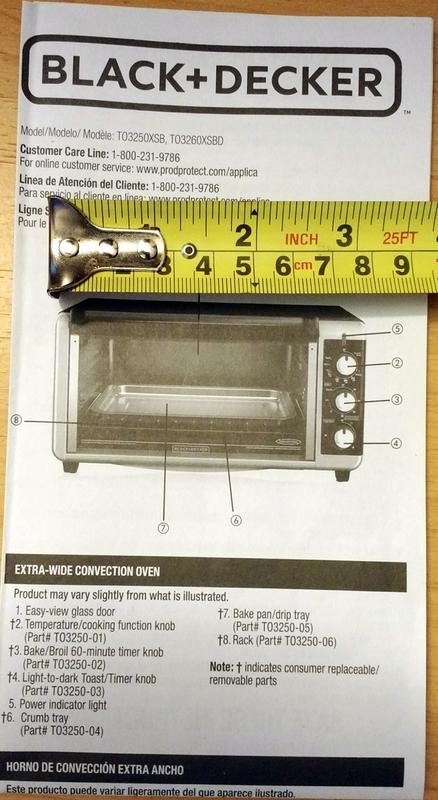 Black Decker Extra Wide Toaster Oven TO3250XSB Blain s Farm