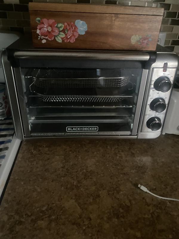 BLACK+DECKER Convection Countertop Oven, Stainless Steel, TO3000G 