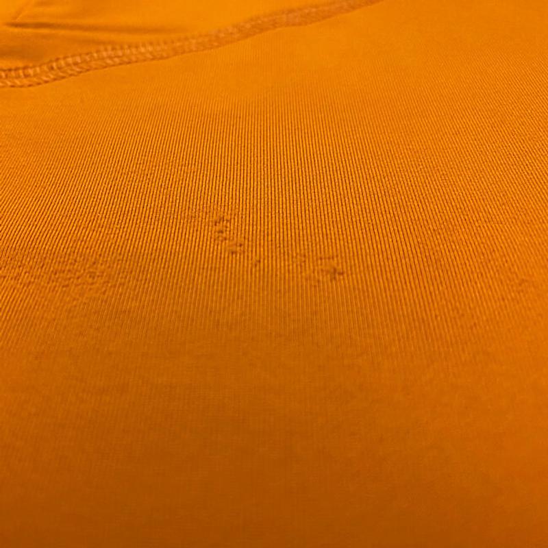 Customer photo for "fabric frayed on day one"