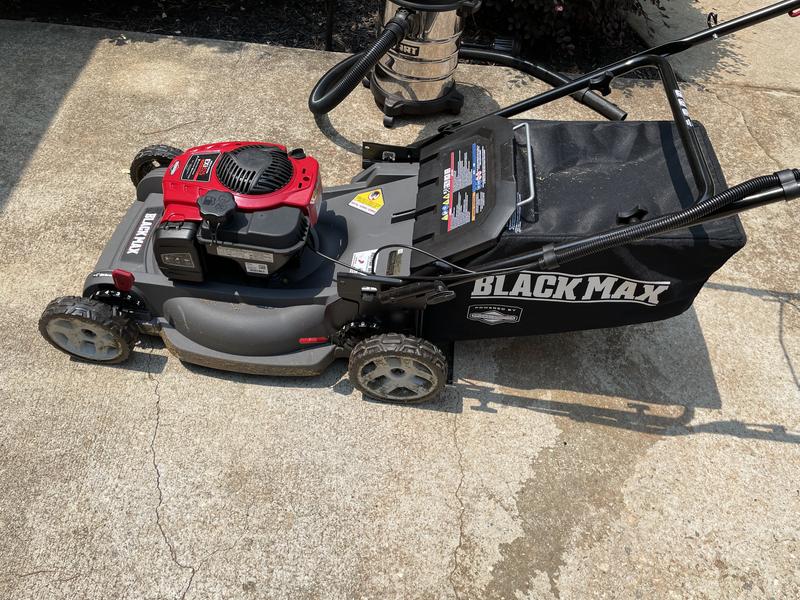 Black Max 21 inch 3 in 1 Self Propelled Lawn Mower Gas BM21LWSS