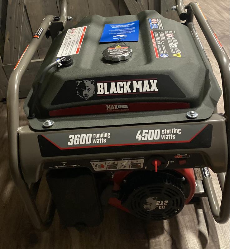 Black Max Generator 4500 Starting Watts 100% Originalused | 2022 ...