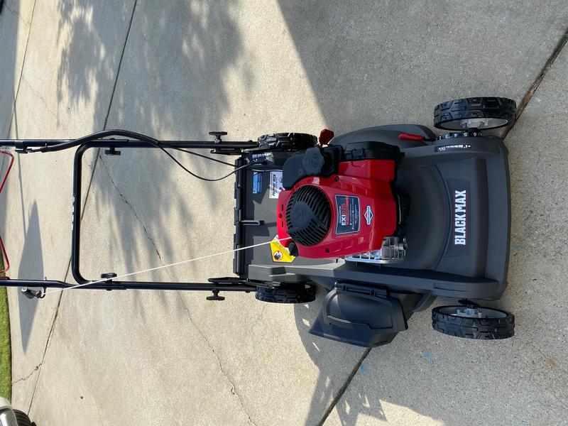 Black Max 21 inch 3 in 1 Self Propelled Lawn Mower Gas BM21LWSS