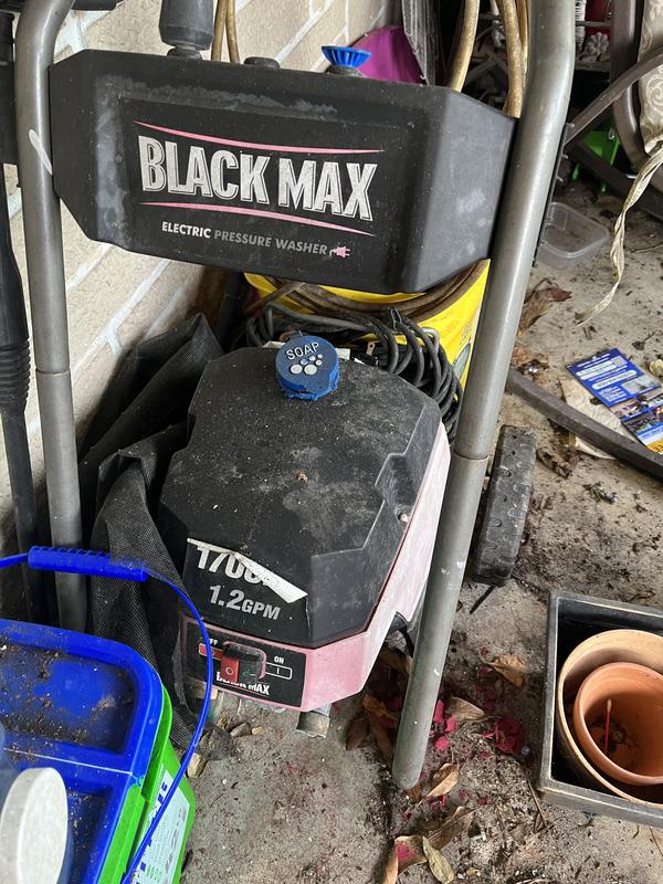 Black max electric on sale pressure washer