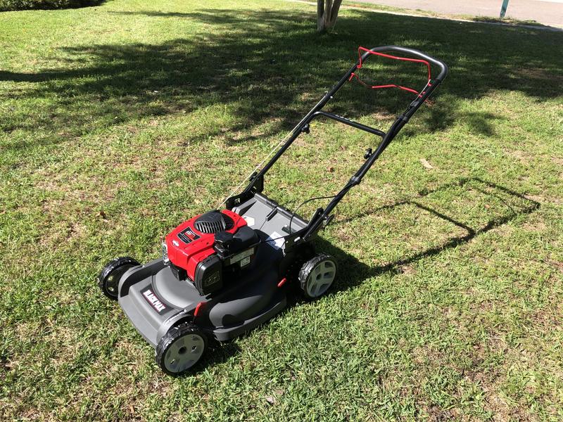 Black max self propelled store lawn mower