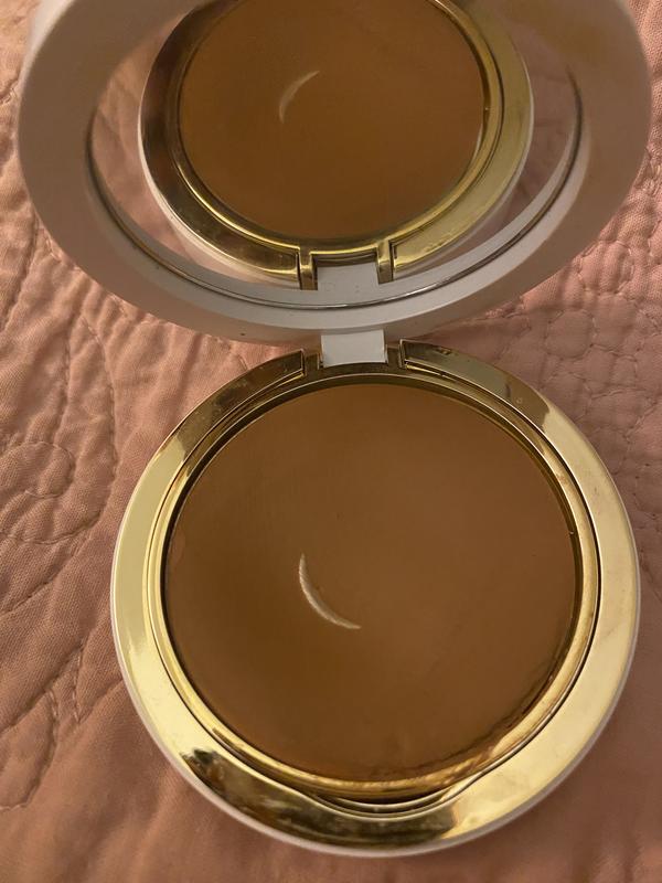 I’ve been using it so the dent you see is from the bottom of the container. I’ll need to re order soon.