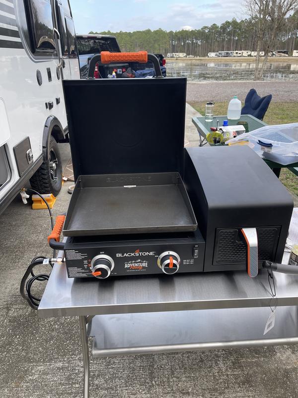 Blackstone Adventure-Ready 17 Gas Griddle with Electric Air Fryer