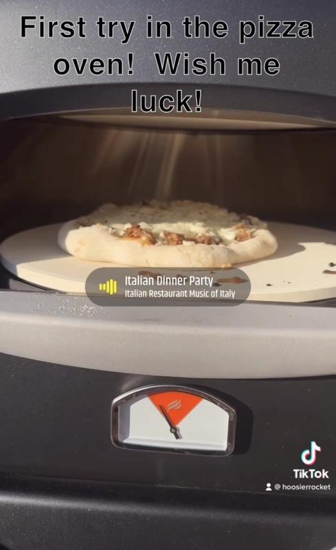 Photo by Hoosier Blackstoner of Pizza Oven with Mobile Cart