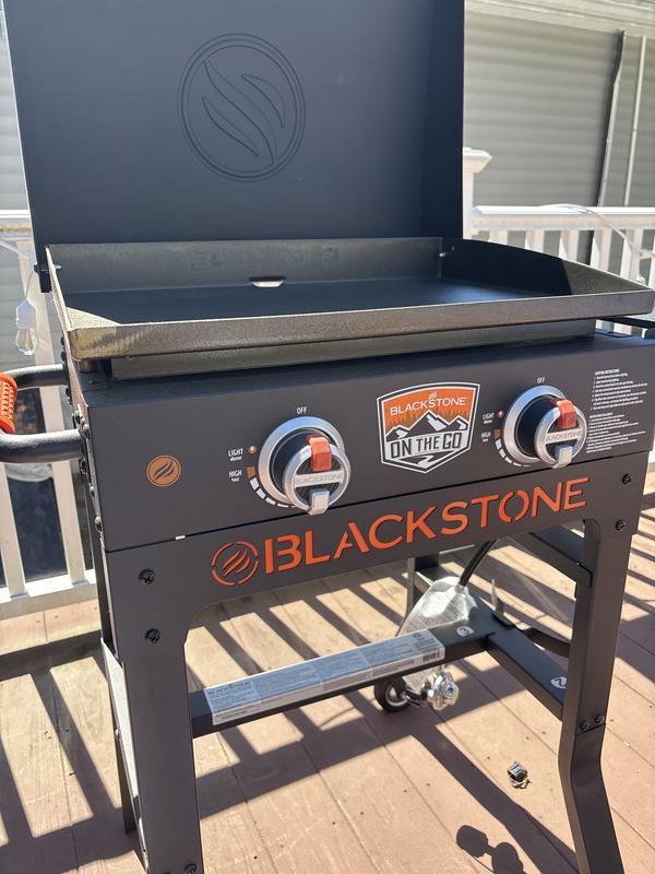 【希少】Blackstone MosfetOverDrive 2SV3 Blackstone 2-Burner Propane Gas Cart Griddle with Hood, 361 sq. in