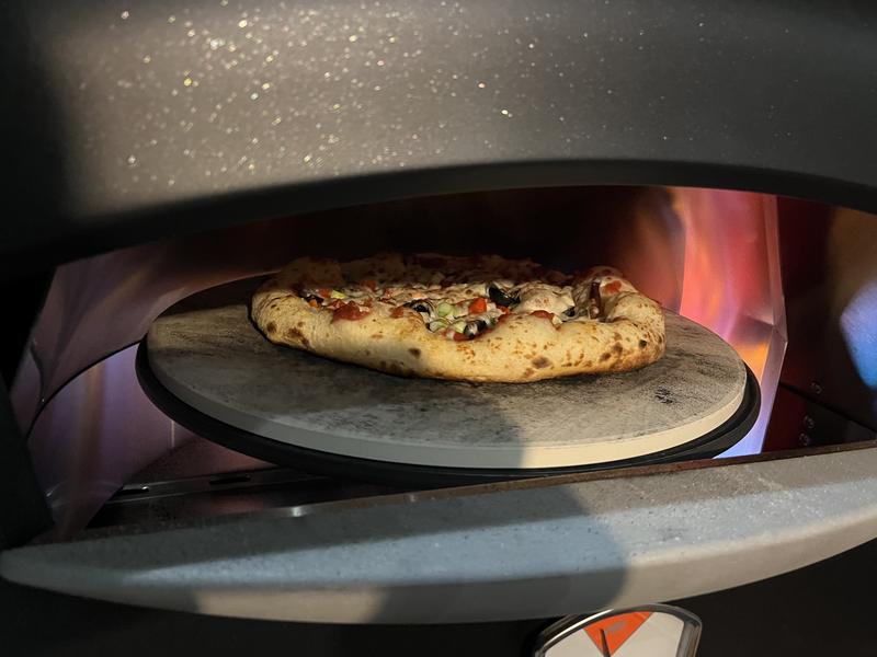 Photo by Bret of Pizza Oven with Mobile Cart