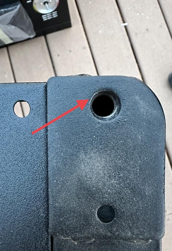 Photo submitted with review of product
