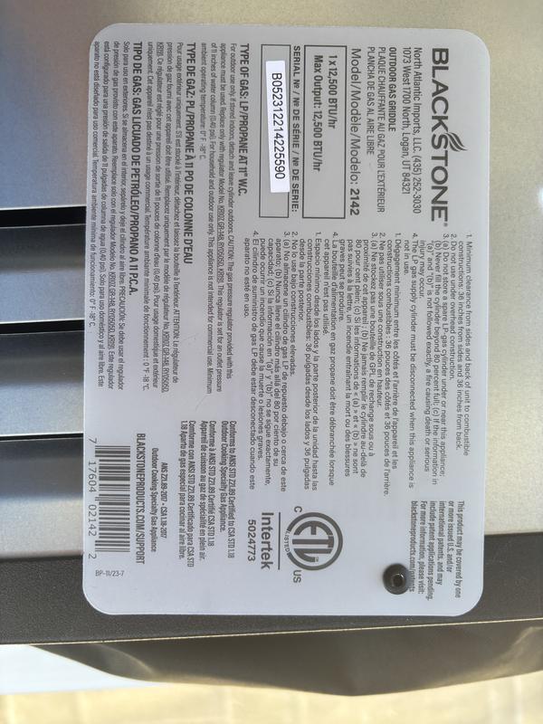 Photo submitted with review of product