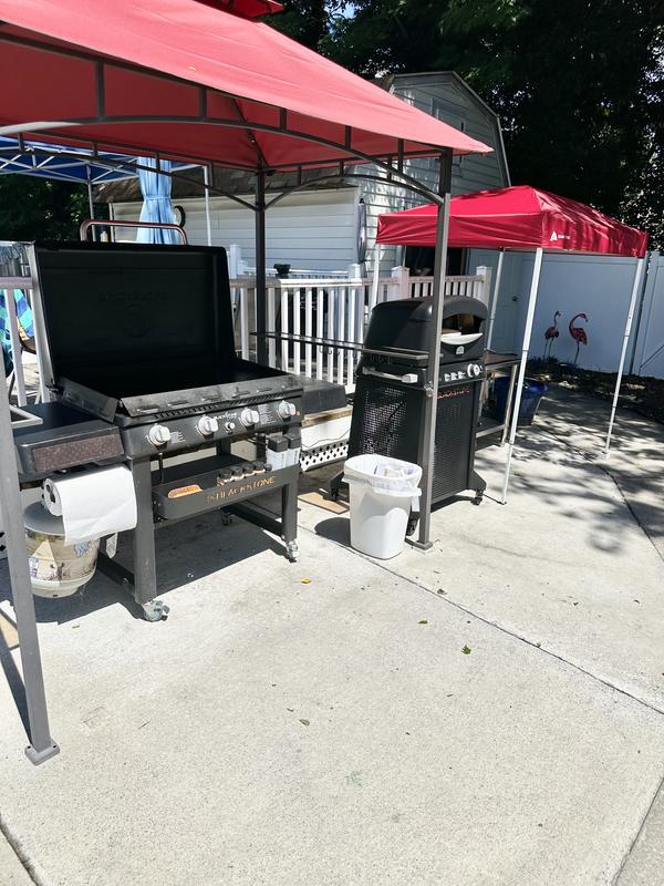 Photo by a Blackstone owner of Pizza Oven with Mobile Cart