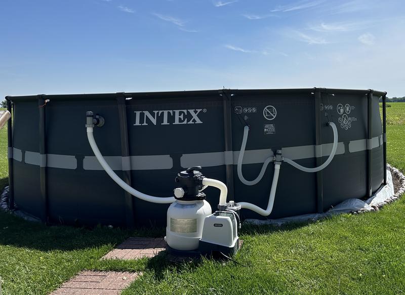 Intex Ultra XTR Frame Above Ground Pool w/ Sand Filter Pump, 18' x