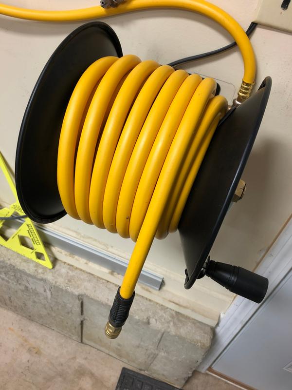 DEWALT 3/8 in. x 50 ft. Double Arm Auto Retracting Air Hose Reel
